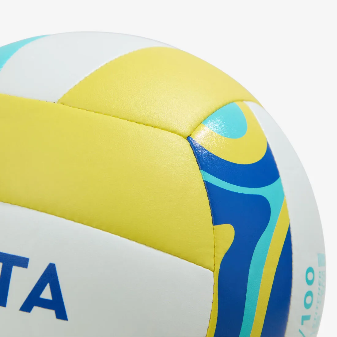 Ballon de beach volley - BV100 classic taille 5 - jaune et