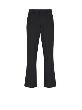 BALMAIN  Pantalon flare en double crêpe - Noir