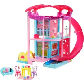 Barbie®-La Maison de Chelsea, 50 cm, animaux et + de 15 accessoires HCK77 rouge - Barbie