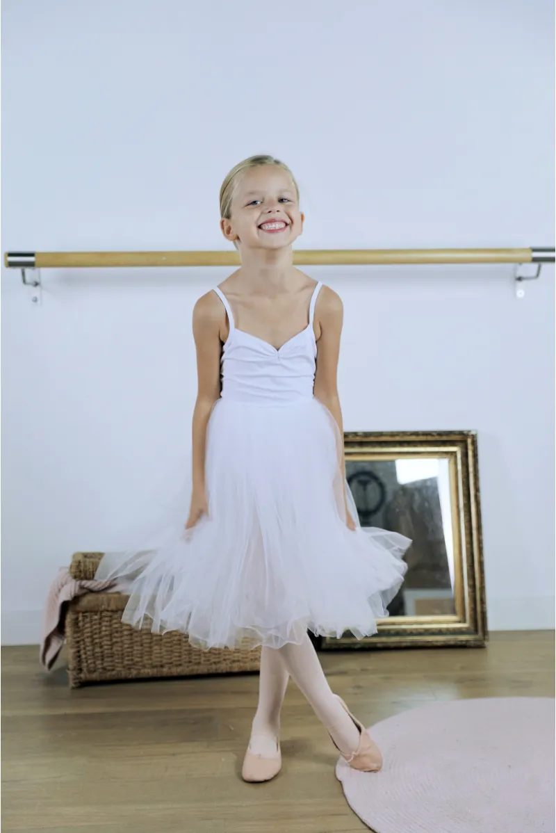 Bas de tutu long Repetto enfant blanc DE534