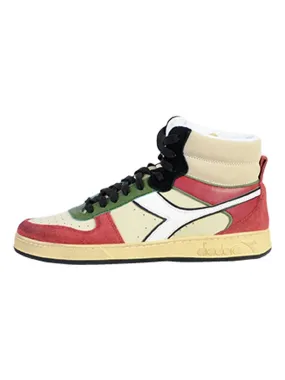 Basket Cuir Diadora Magic Basket Mid Legacy - Multicolore