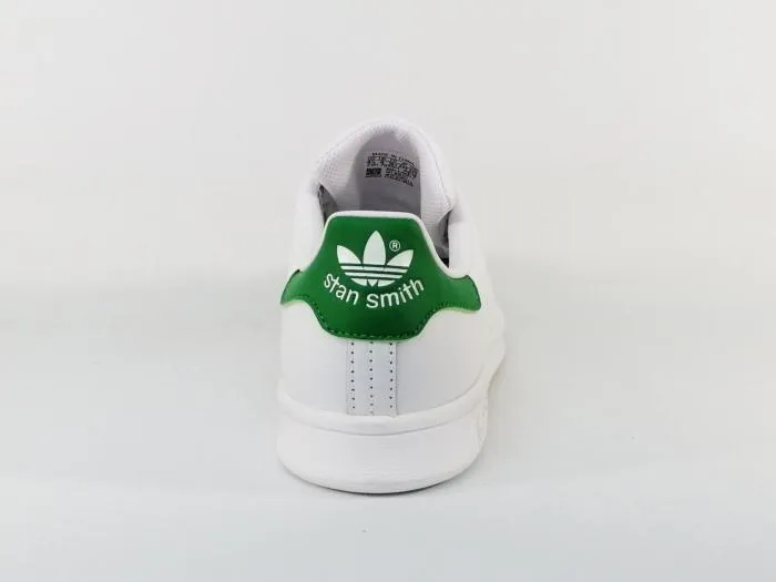 Basket stan smith femme en destockage ADIDAS à pas cher cuir blanc vert