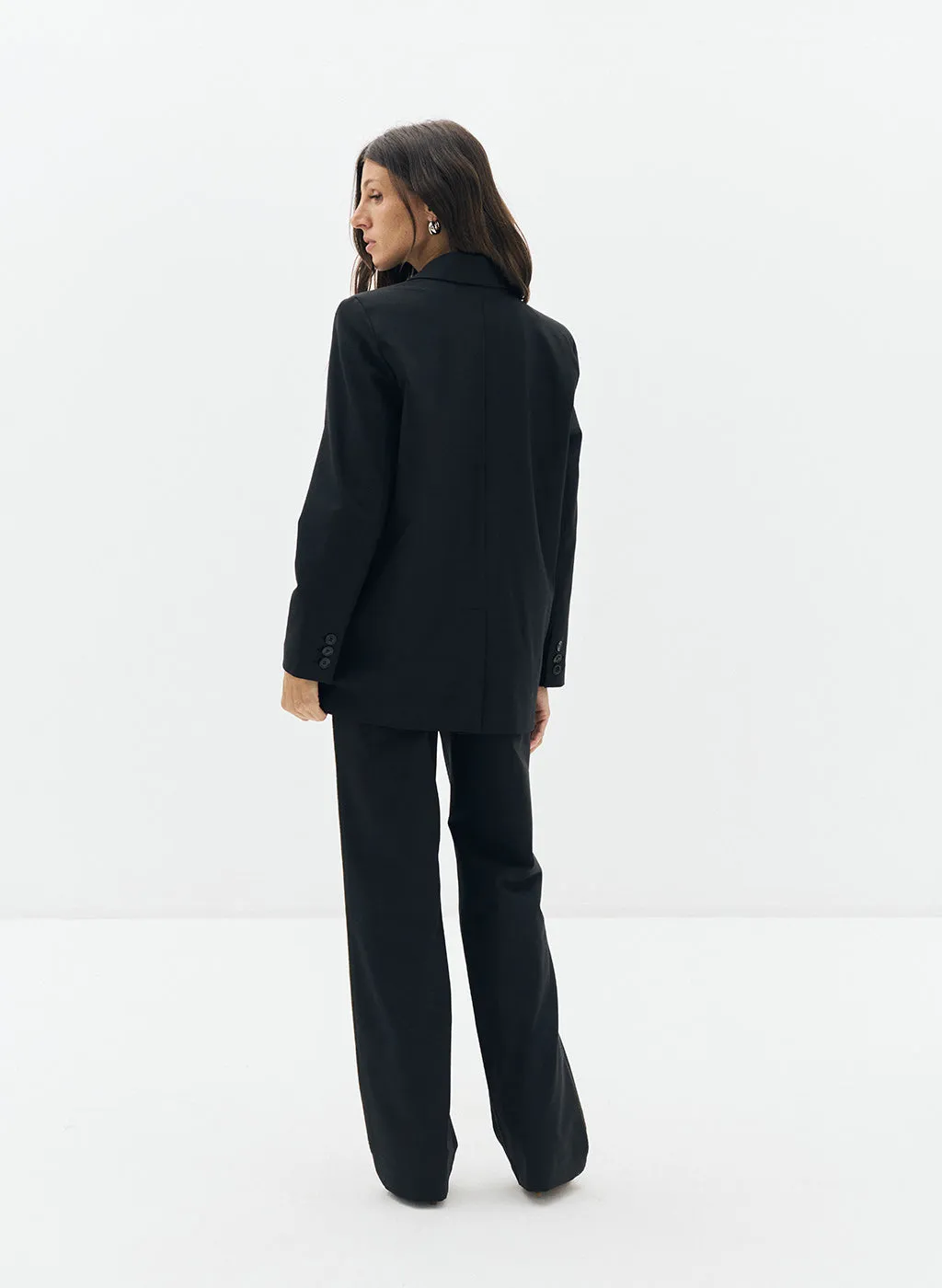 Blazer Kenzo noir et kaki en sergé