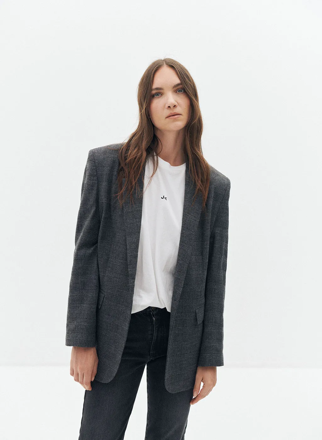 Blazer Kenzo noir imprimé Princes de Galles