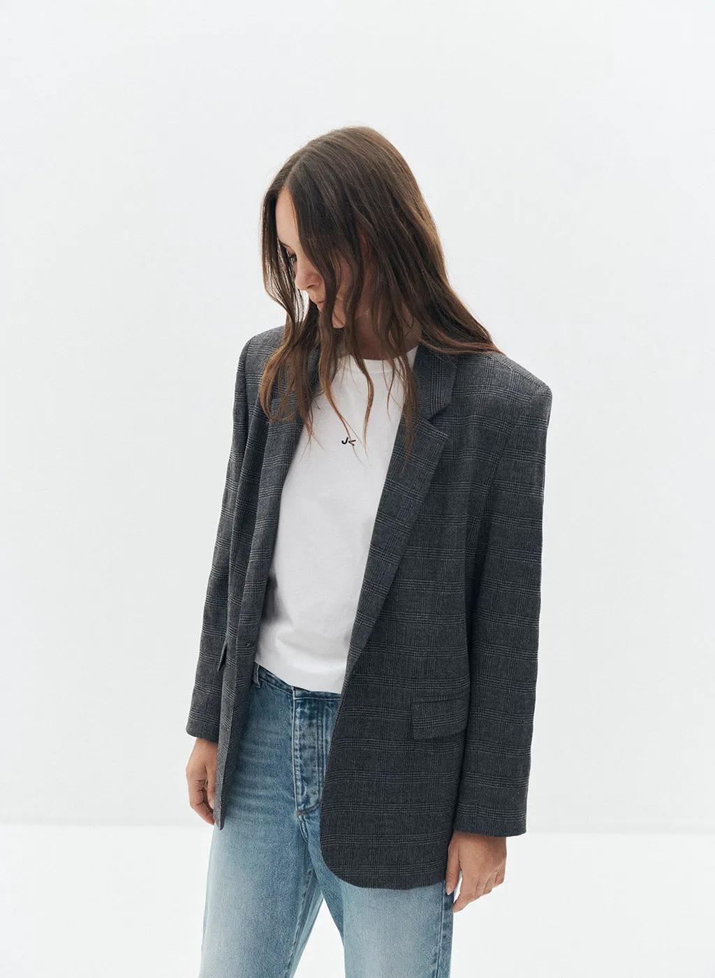 Blazer Kenzo noir imprimé Princes de Galles