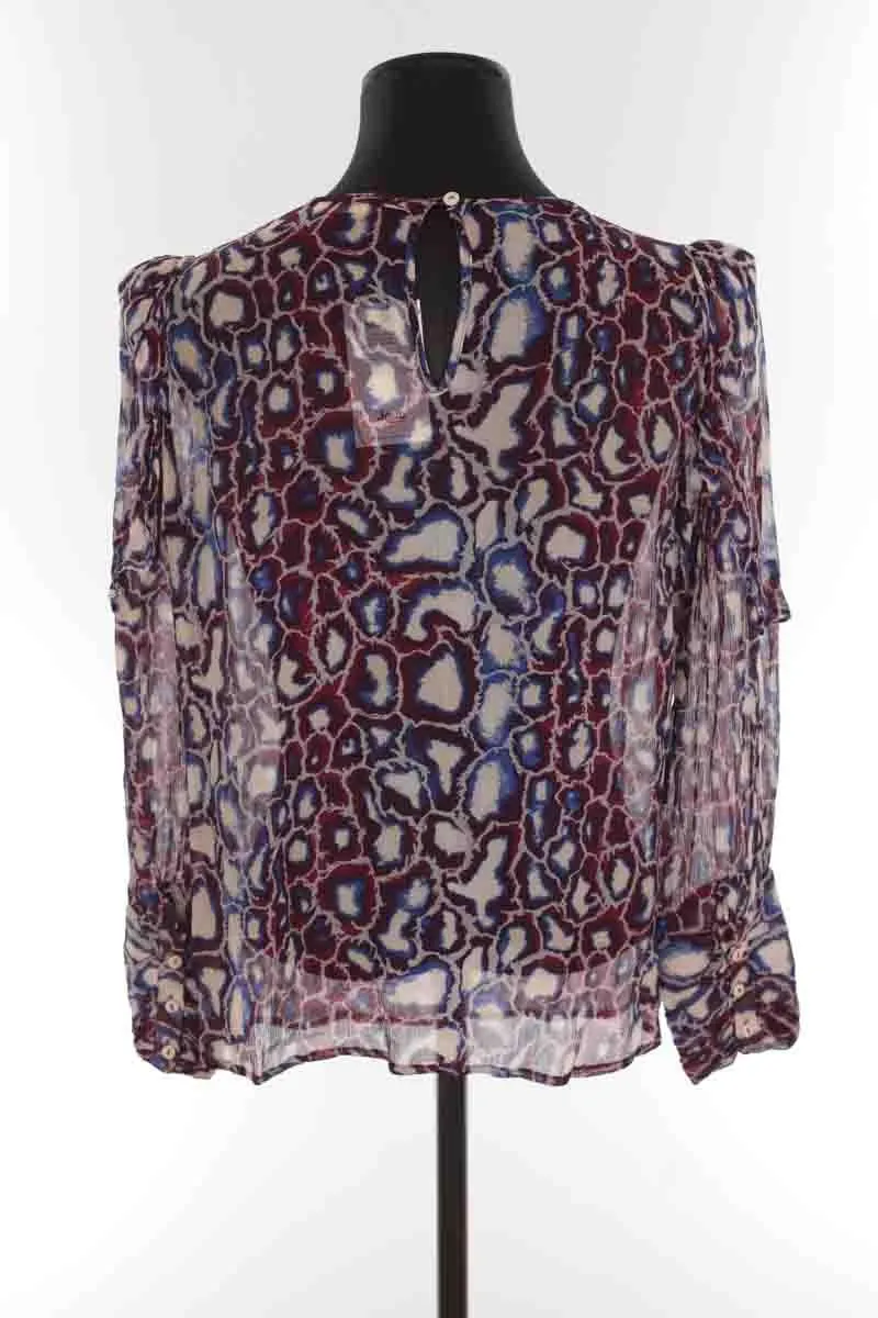 Blouse  Bash multicolore. Matière principale viscose. Taille 38.