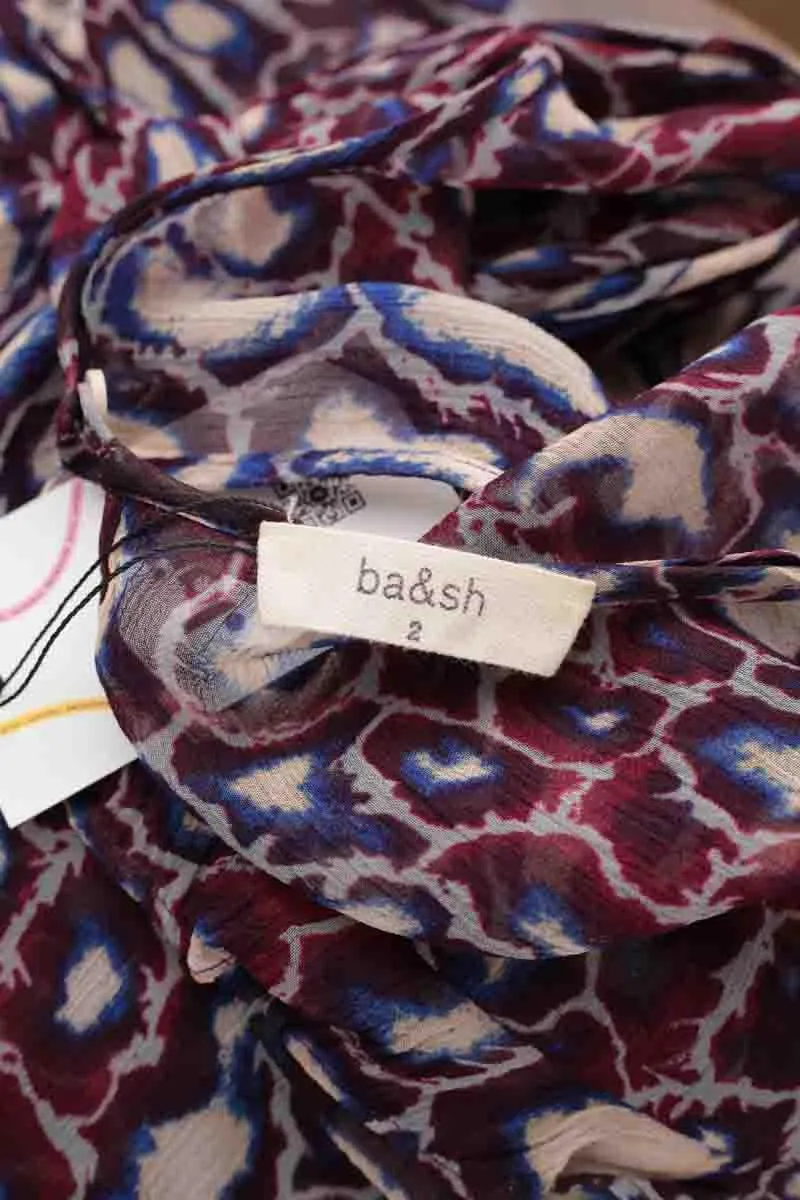 Blouse  Bash multicolore. Matière principale viscose. Taille 38.