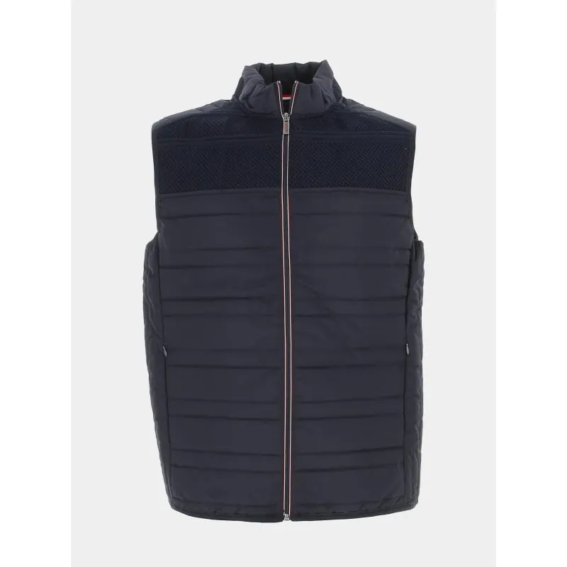 Blouson bi-matière outwear gris noir homme - Blend | wimod