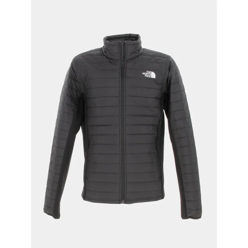 Blouson bi-matière outwear gris noir homme - Blend | wimod