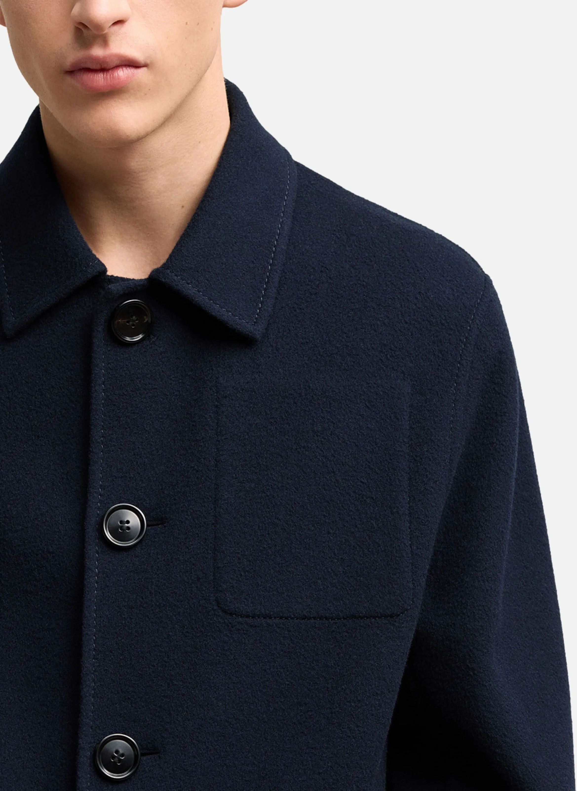 BLOUSON BOULE BOUTONNé - AMI PARIS pour HOMME | Printemps