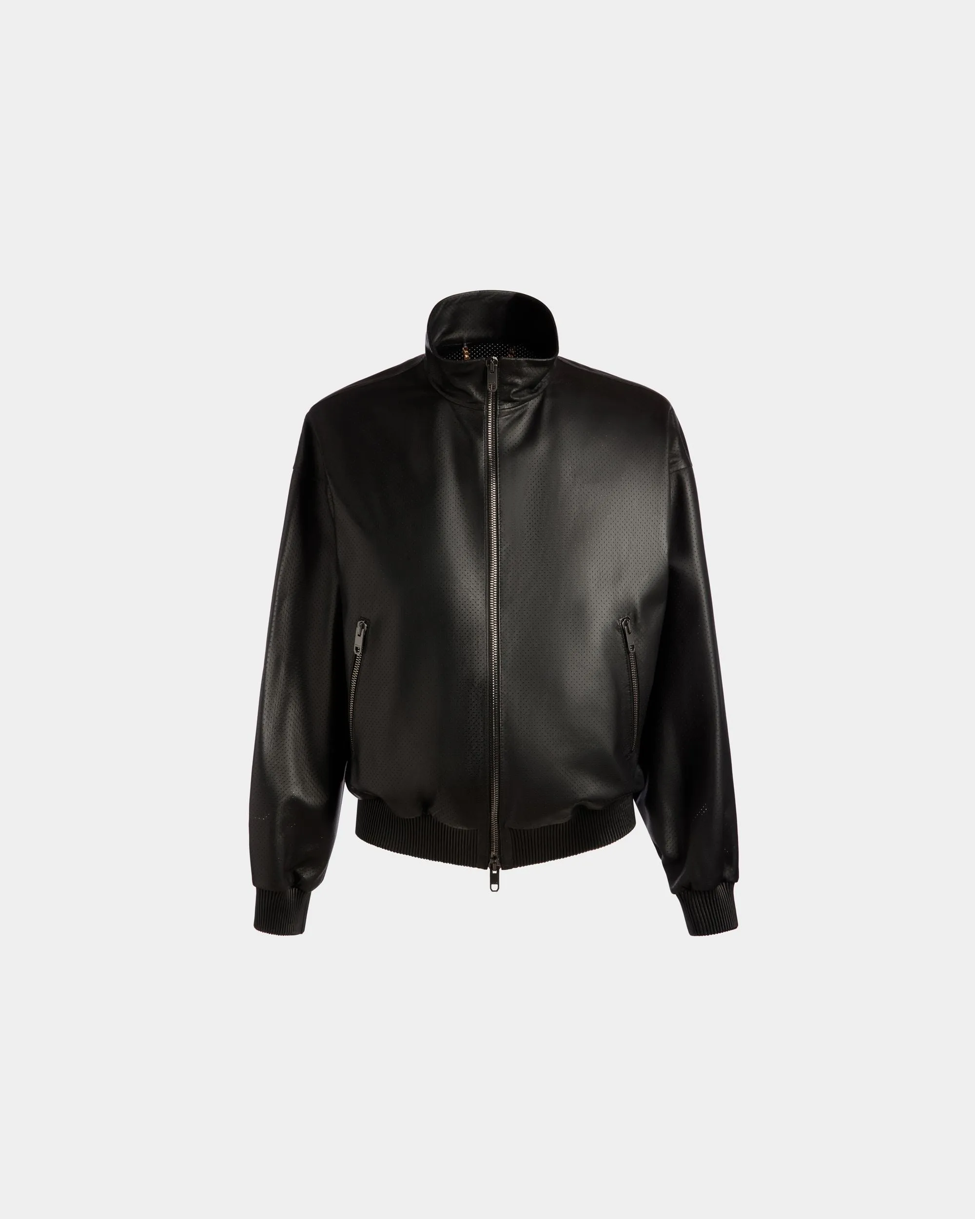 Blouson Collection Voyage Adrien Brody En Cuir Noir