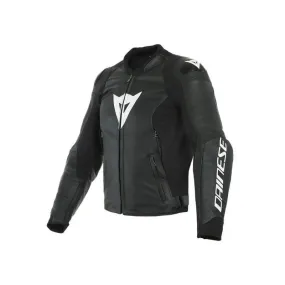 Blouson Cuir Dainese Sport Pro Noir/Blanc