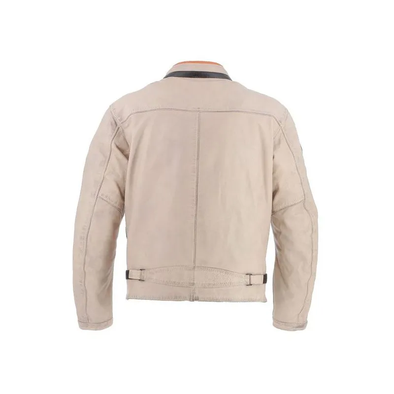 Blouson Cuir Helstons Ace 10 ans Rag Beige