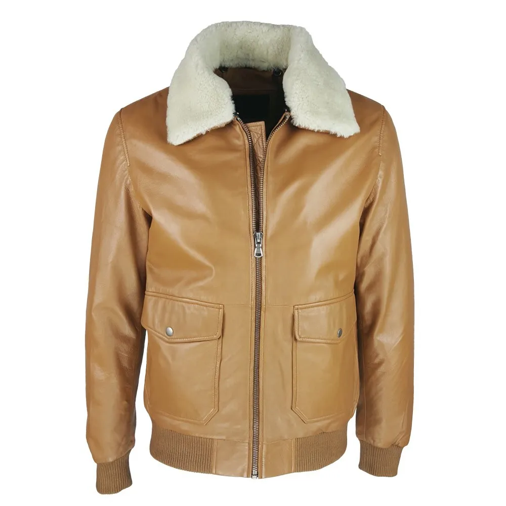 blouson cuir homme fly jacket aviateur colombus