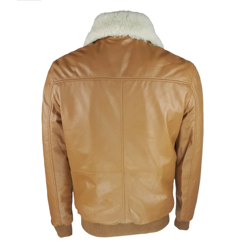 blouson cuir homme fly jacket aviateur colombus