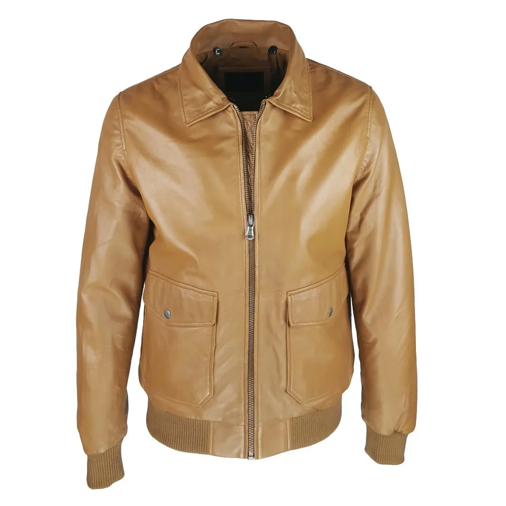 blouson cuir homme fly jacket aviateur colombus