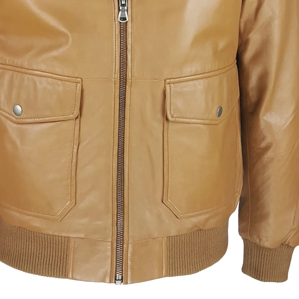 blouson cuir homme fly jacket aviateur colombus