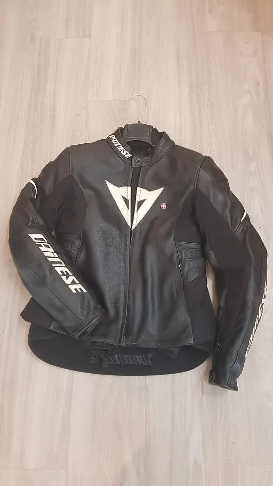 Blouson cuir moto dainese femme