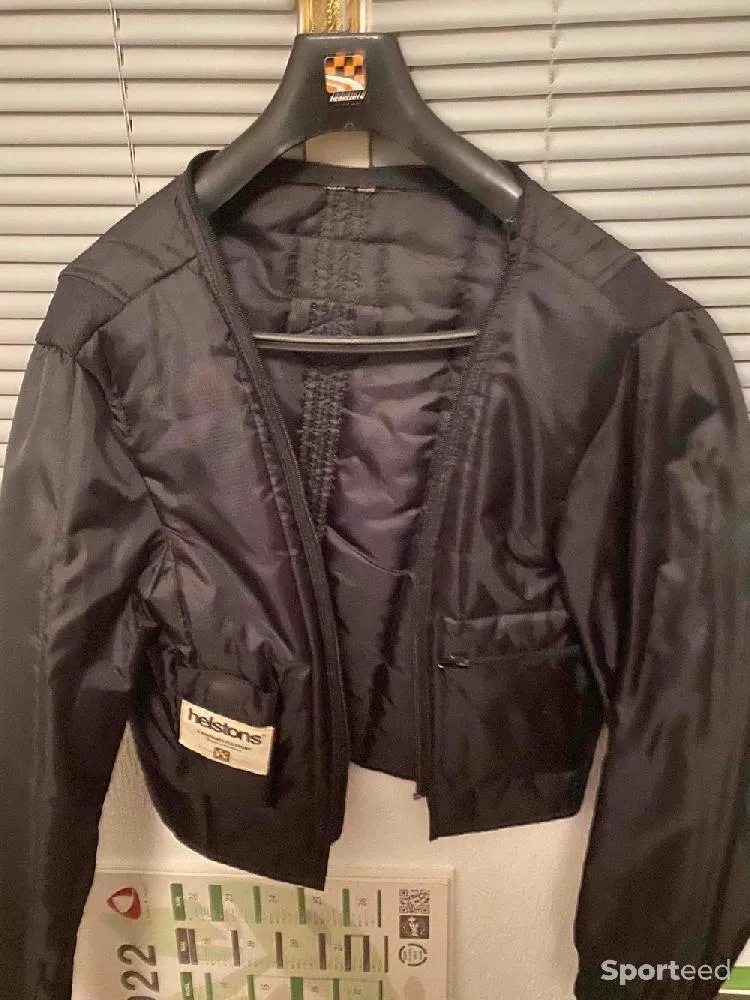 Blouson cuir moto Helstons d'occasion Ajouté le : 21/11/2021