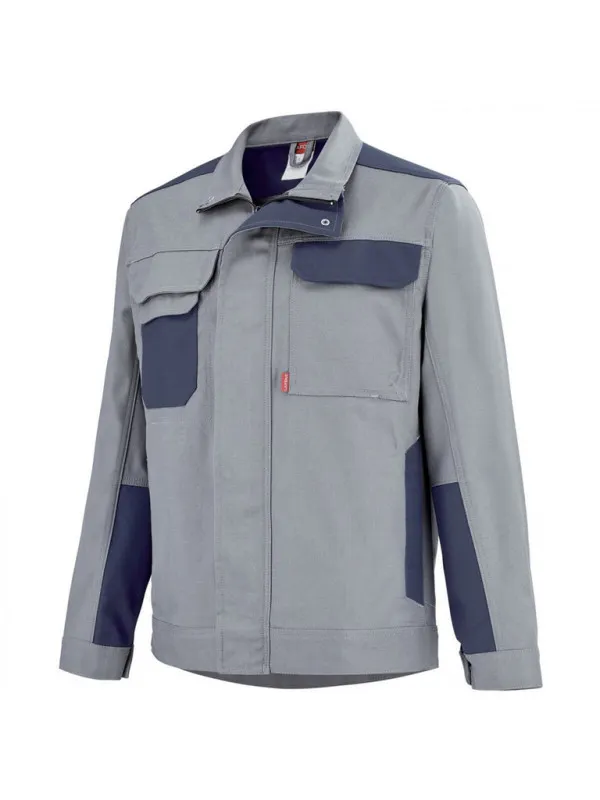 Blouson de travail gris acier / bleu marine A. Lafont