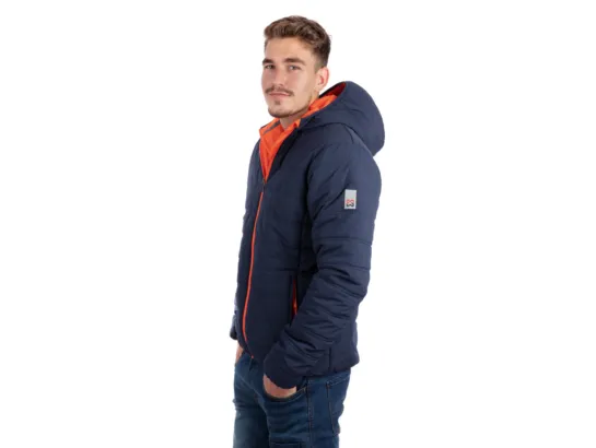 Blouson de travail Matelassé Moon Marine/Orange