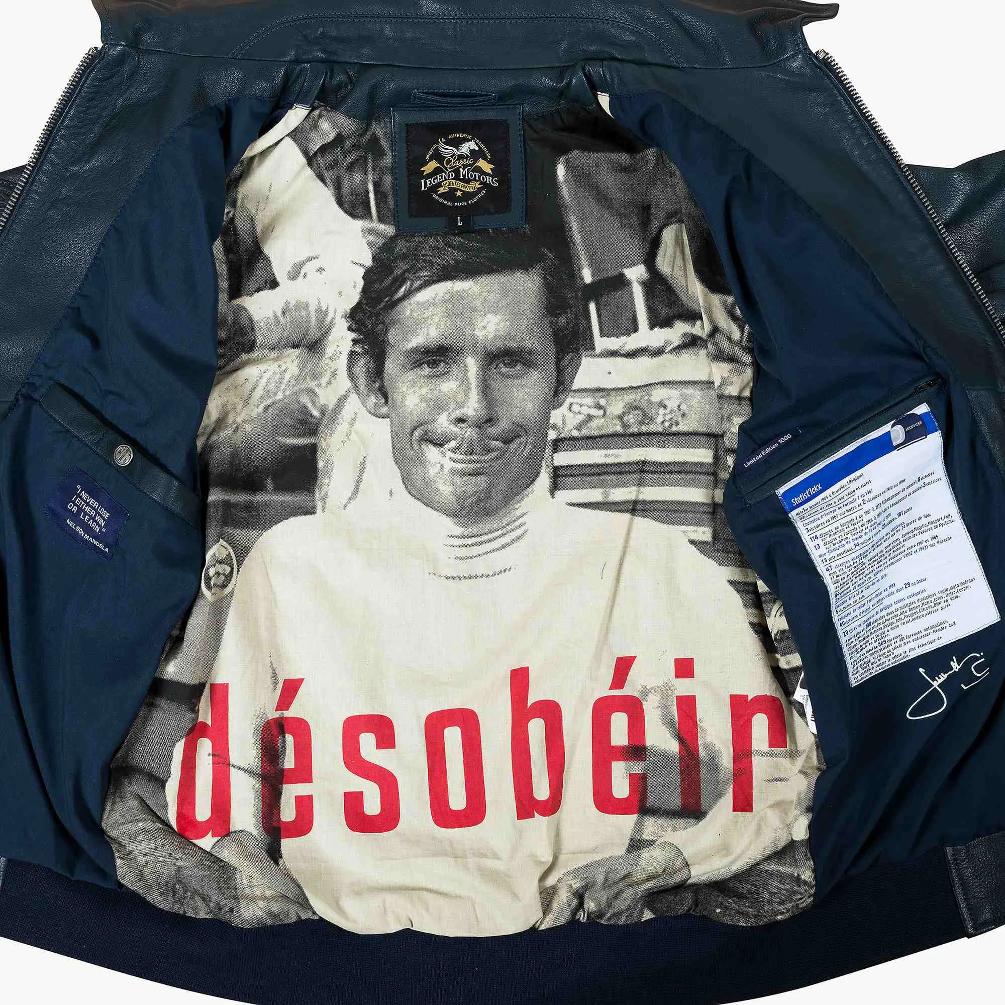 Blouson en Cuir Jacky Ickx - 24 Heures Le Mans