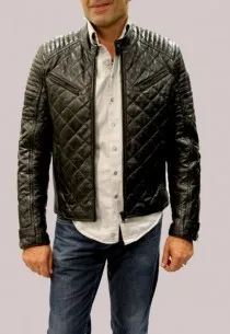 Blouson en cuir RedSkins homme noir Galway