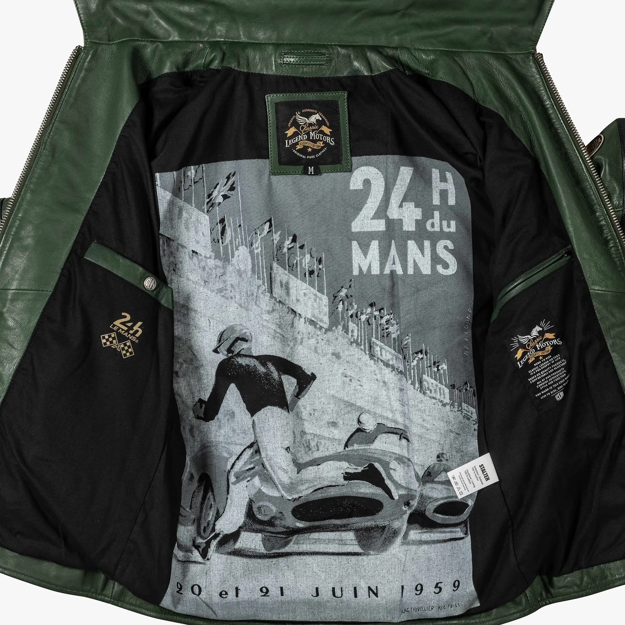 Blouson en Cuir Stalter - 24h Le Mans