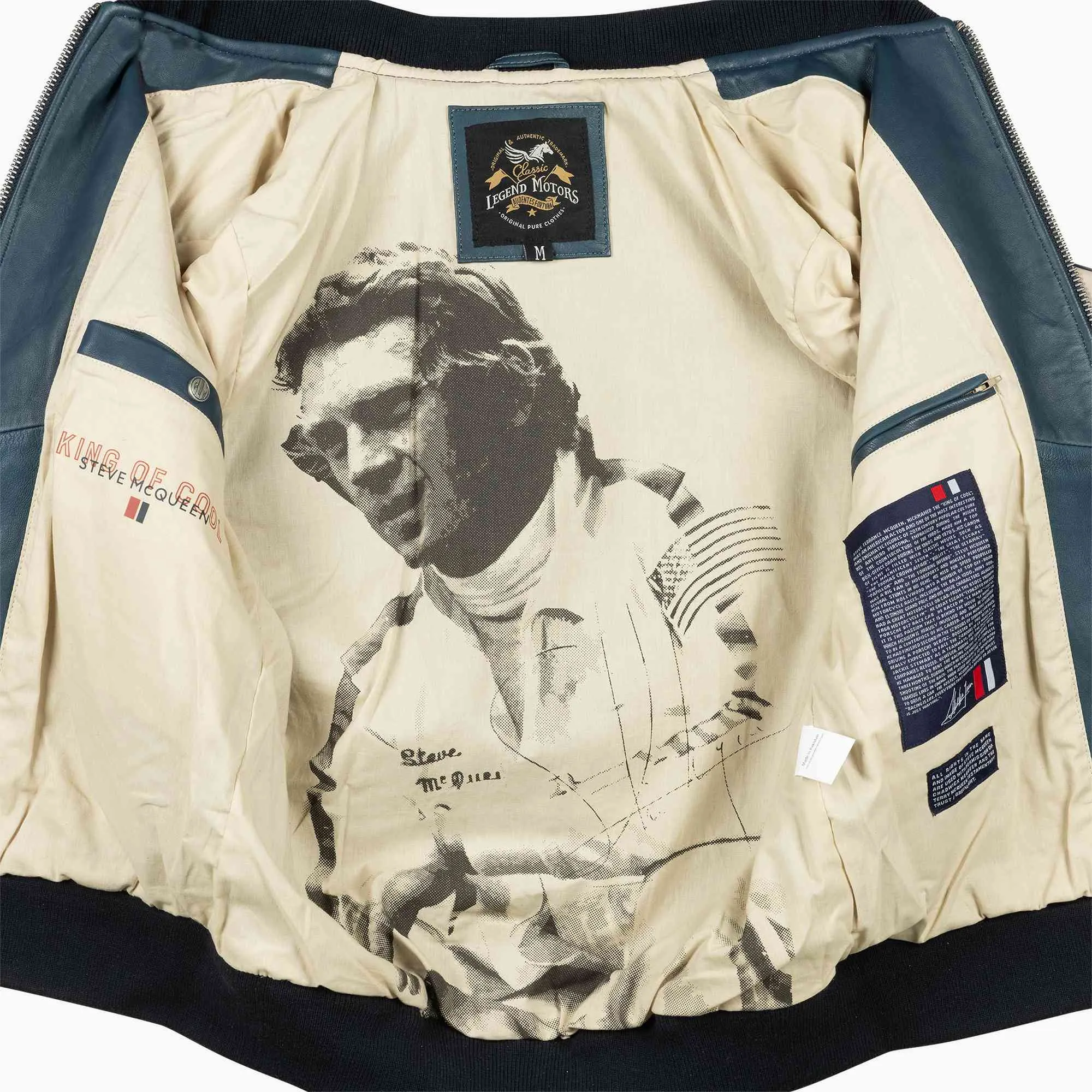 Blouson En Cuir Walt4 - Steve McQueen x Le Mans