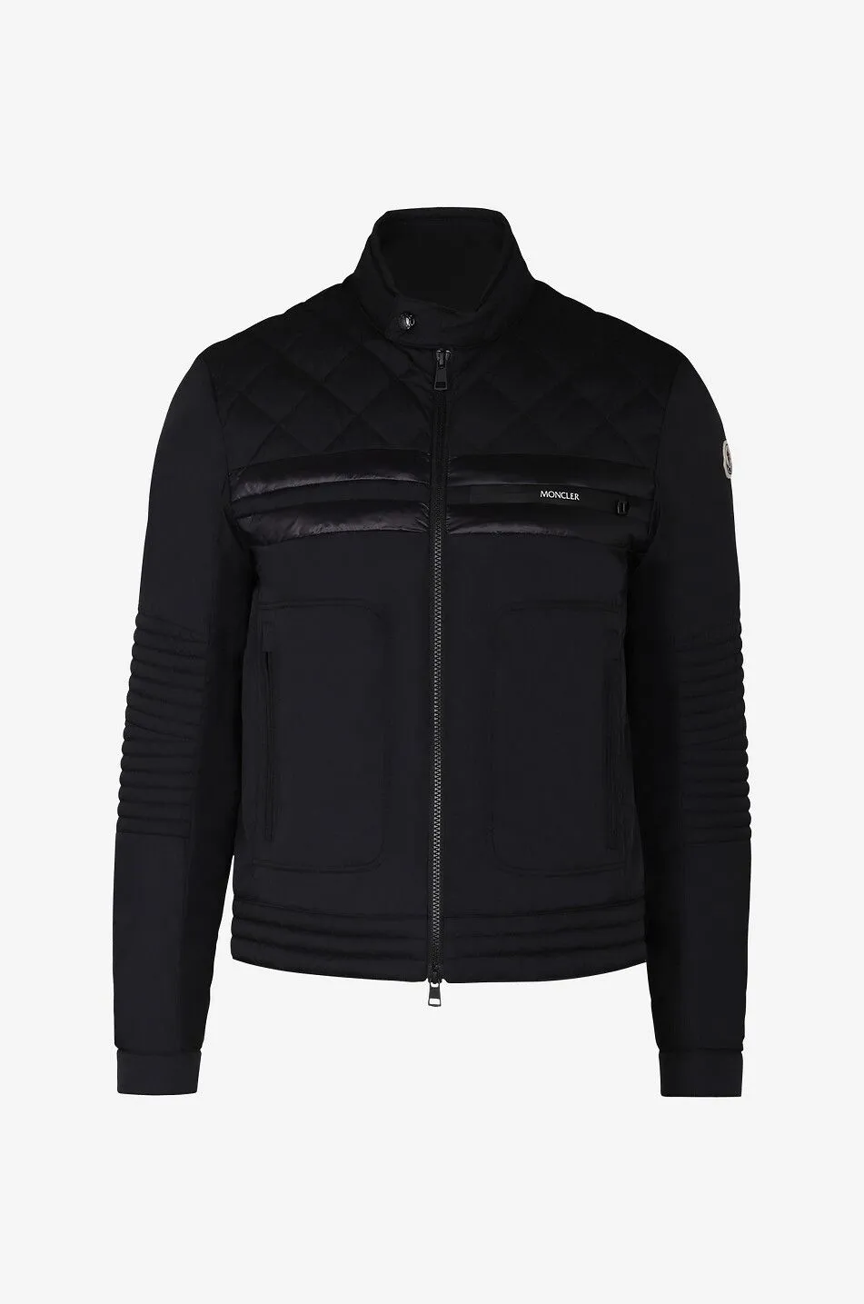 Blouson en nylon esprit biker Atiu