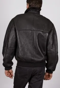 Blouson en peau Revacuir homme noir PiloteB52