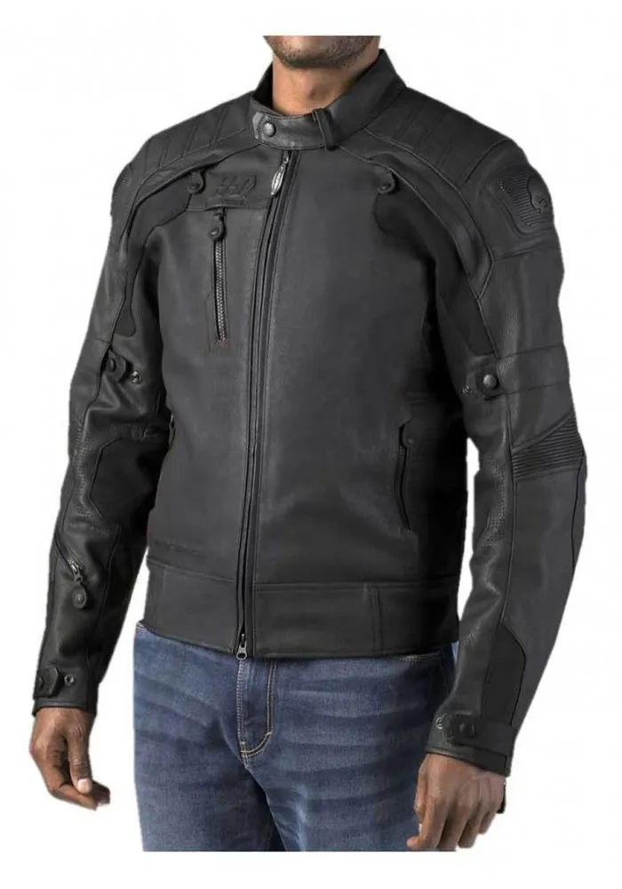 Blouson Harley-Davidson Hommes FXRG Gratify Slim Coolcore en cuir 98051-19VM