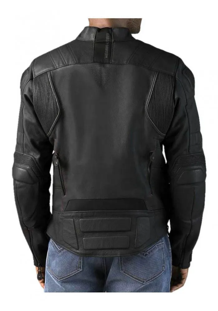 Blouson Harley-Davidson Hommes FXRG Gratify Slim Coolcore en cuir 98051-19VM