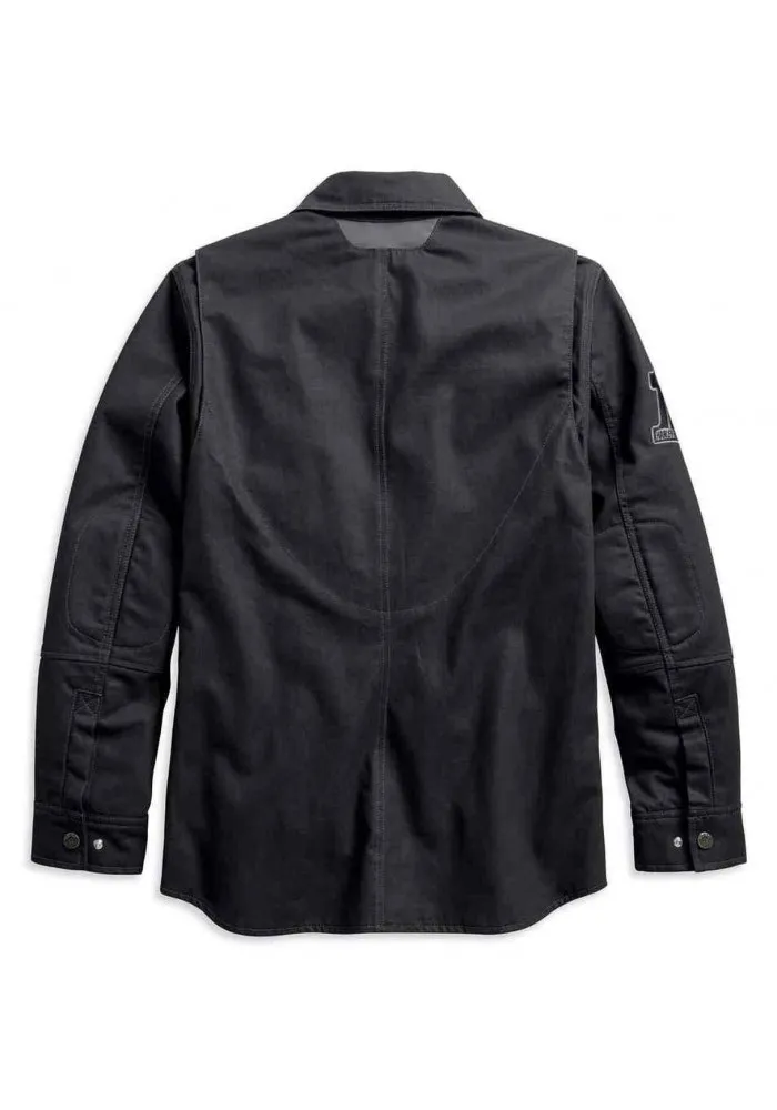 Blouson Harley-Davidson Hommes Trego Slim Fit Riding Shirt Noir 98020-18VM