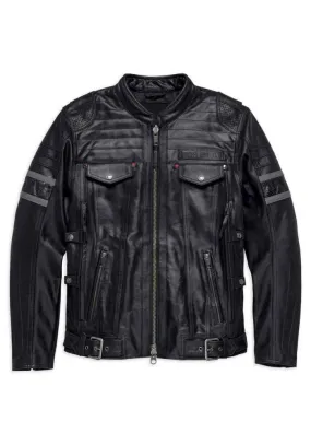 Blouson Harley-Davidson Hommes Triple Vent System Wick Twister en cuir 98023-18VM