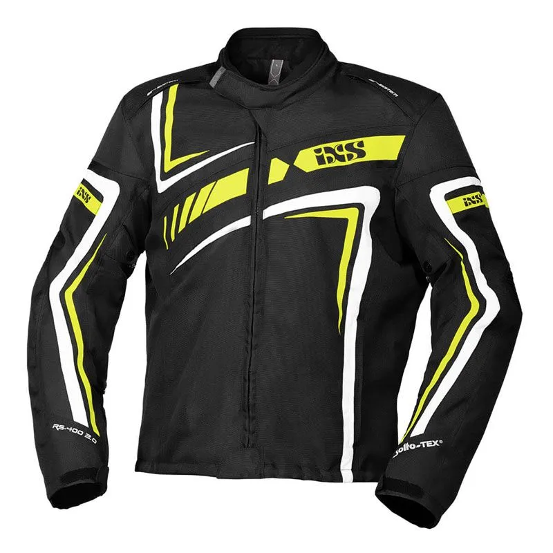 BLOUSON IXS SPORT RS 400 ST.02 NOIR JAUNE