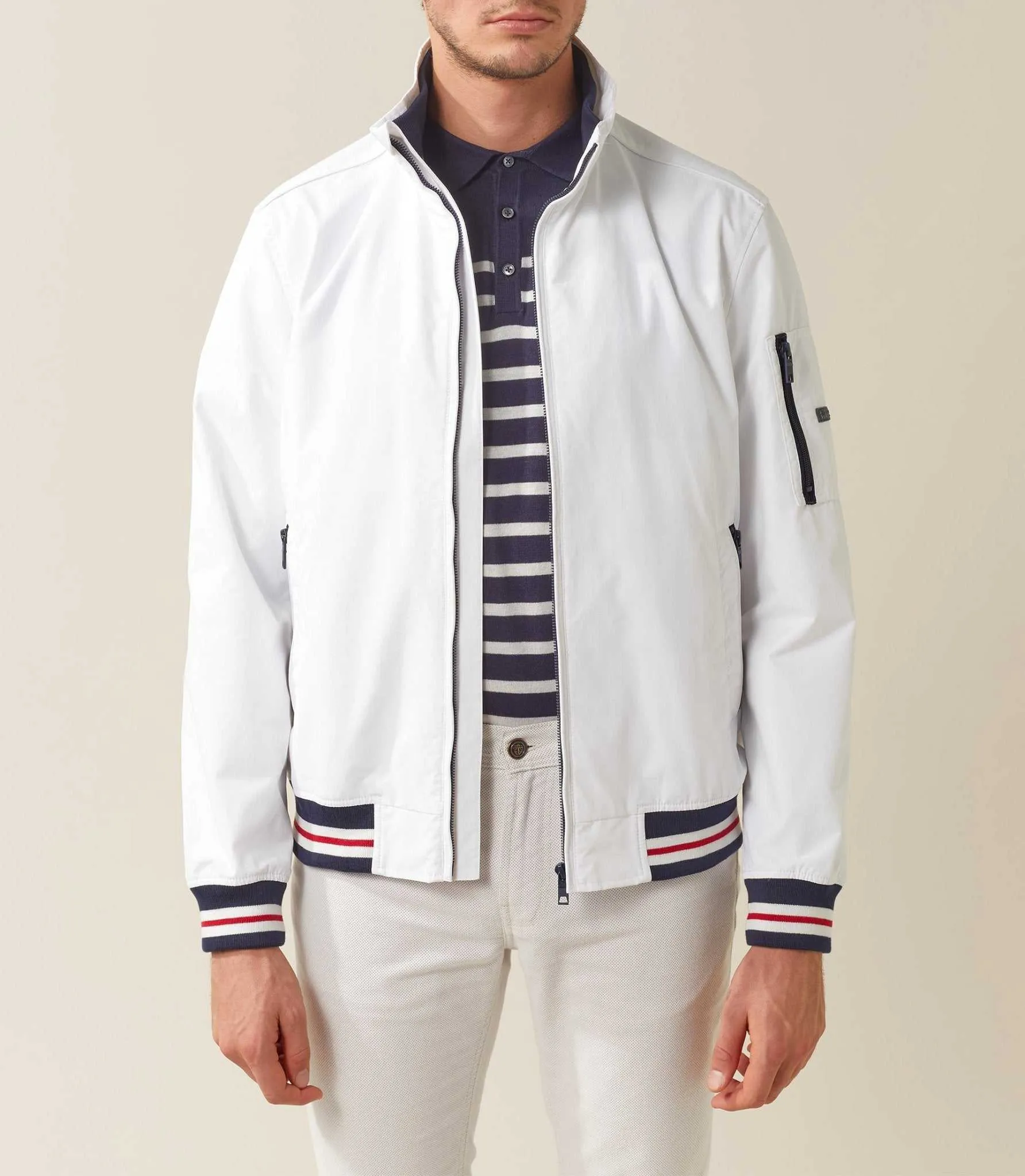 Blouson leger blanc 