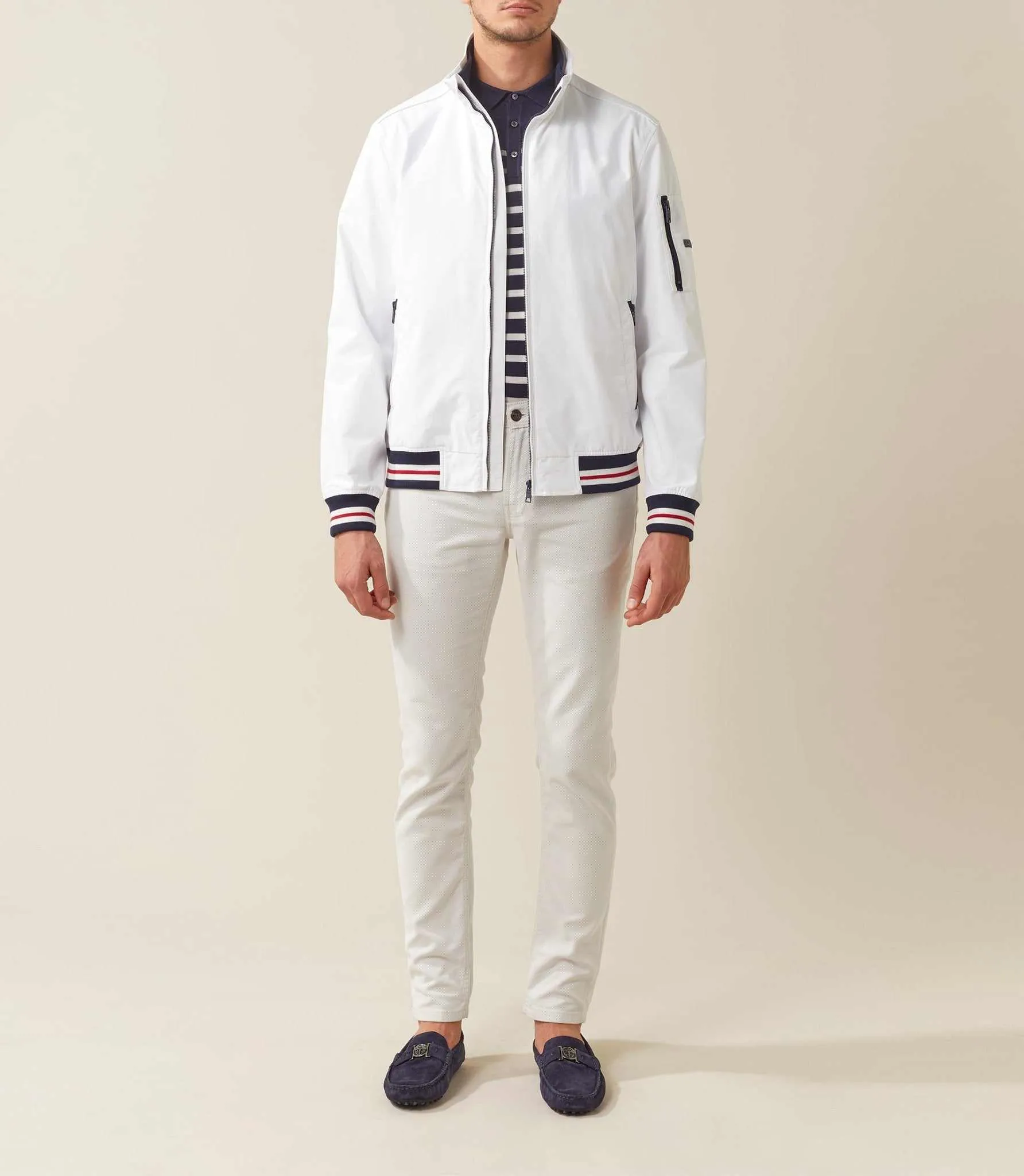 Blouson leger blanc 