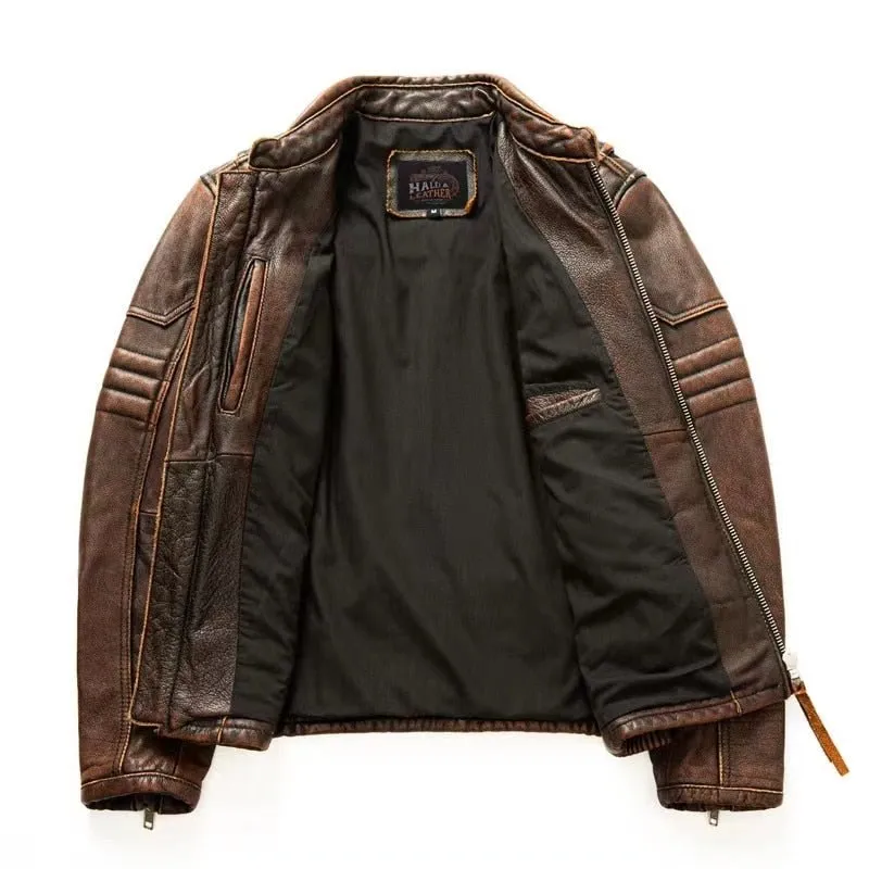 Blouson Militaire Cuir