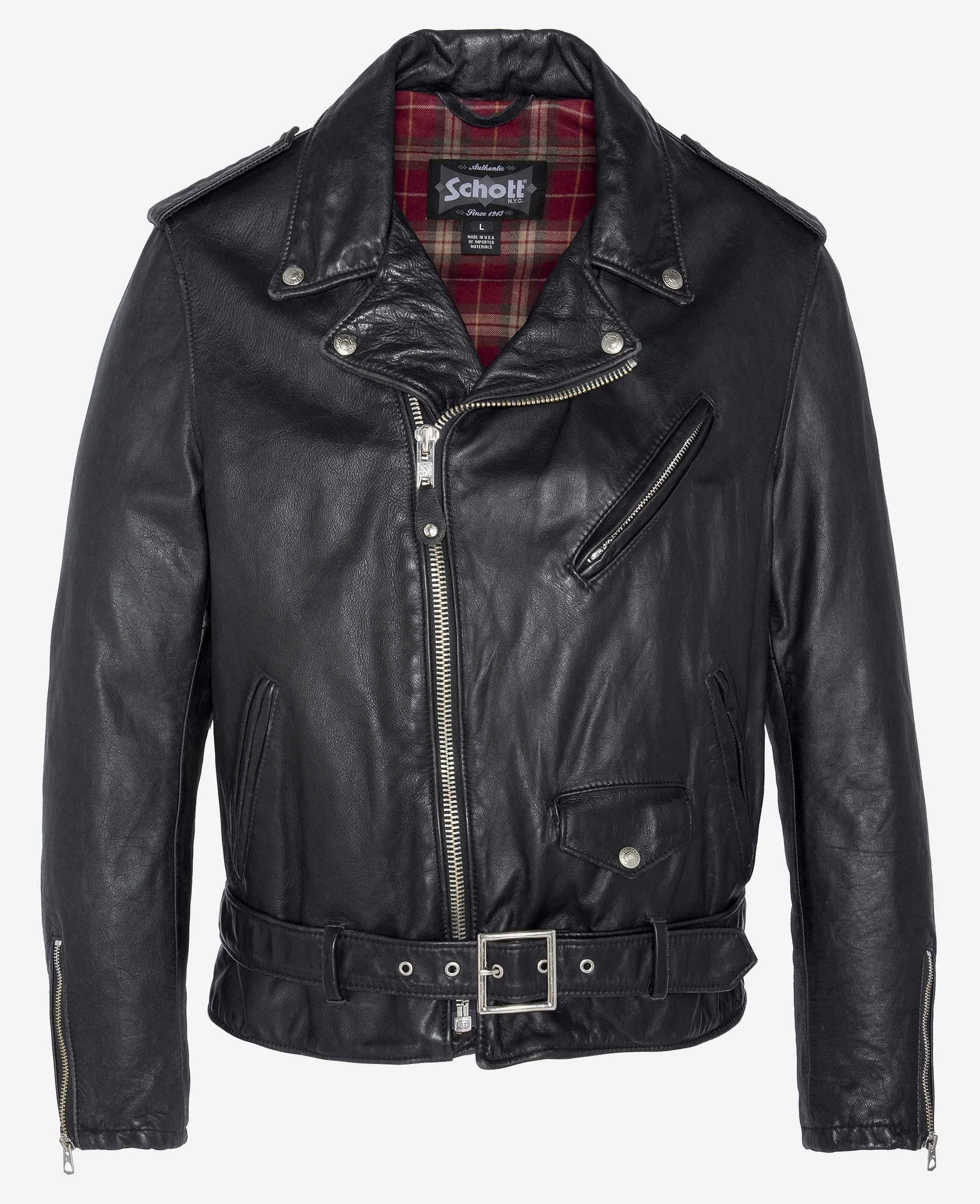 Blouson Perfecto® vintage mythique USA, cuir de vachette 