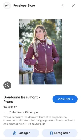 Blouson Pénélope Leprévost