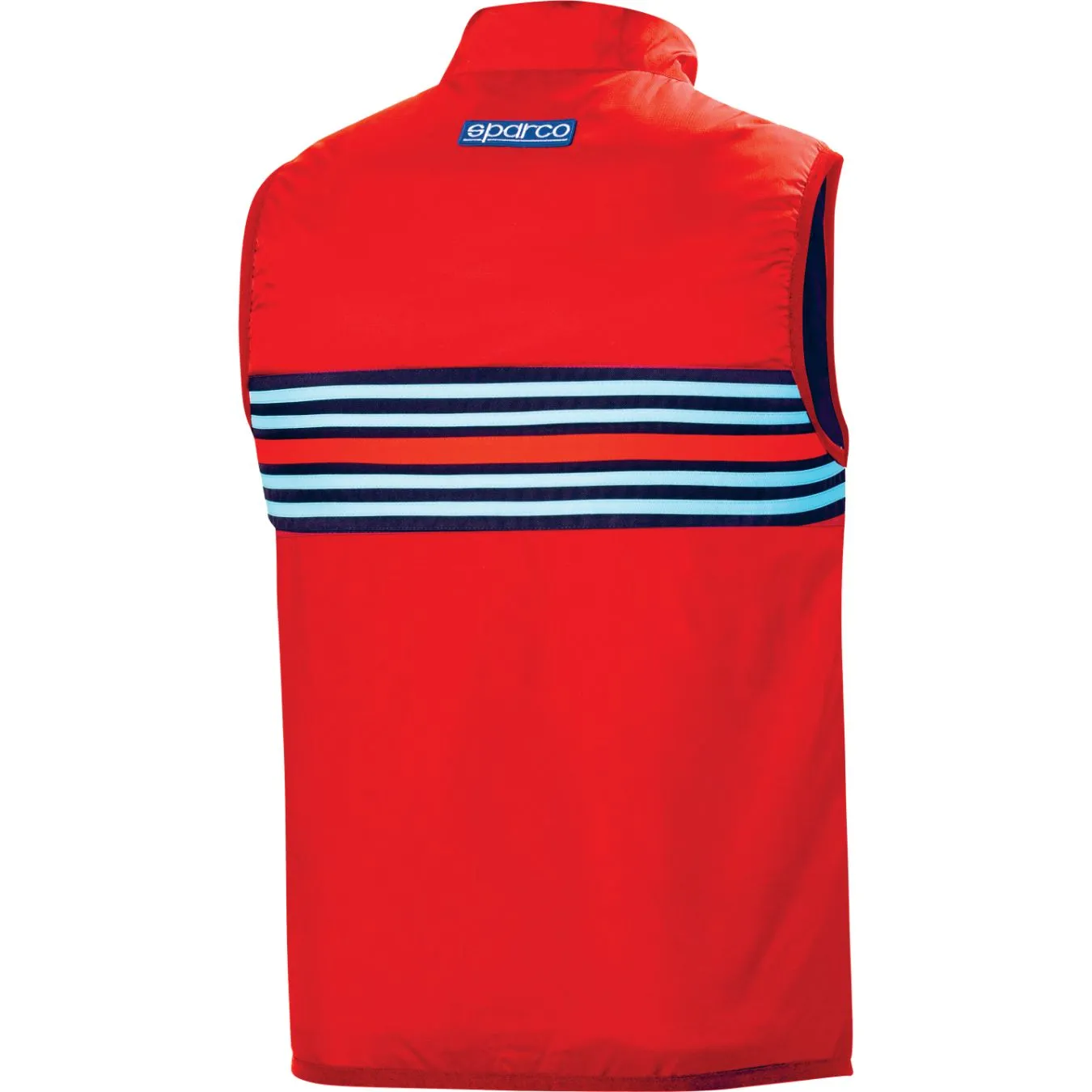 Blouson sans manches SPARCO REPLICA MARTINI RACING STRIPES - rouge