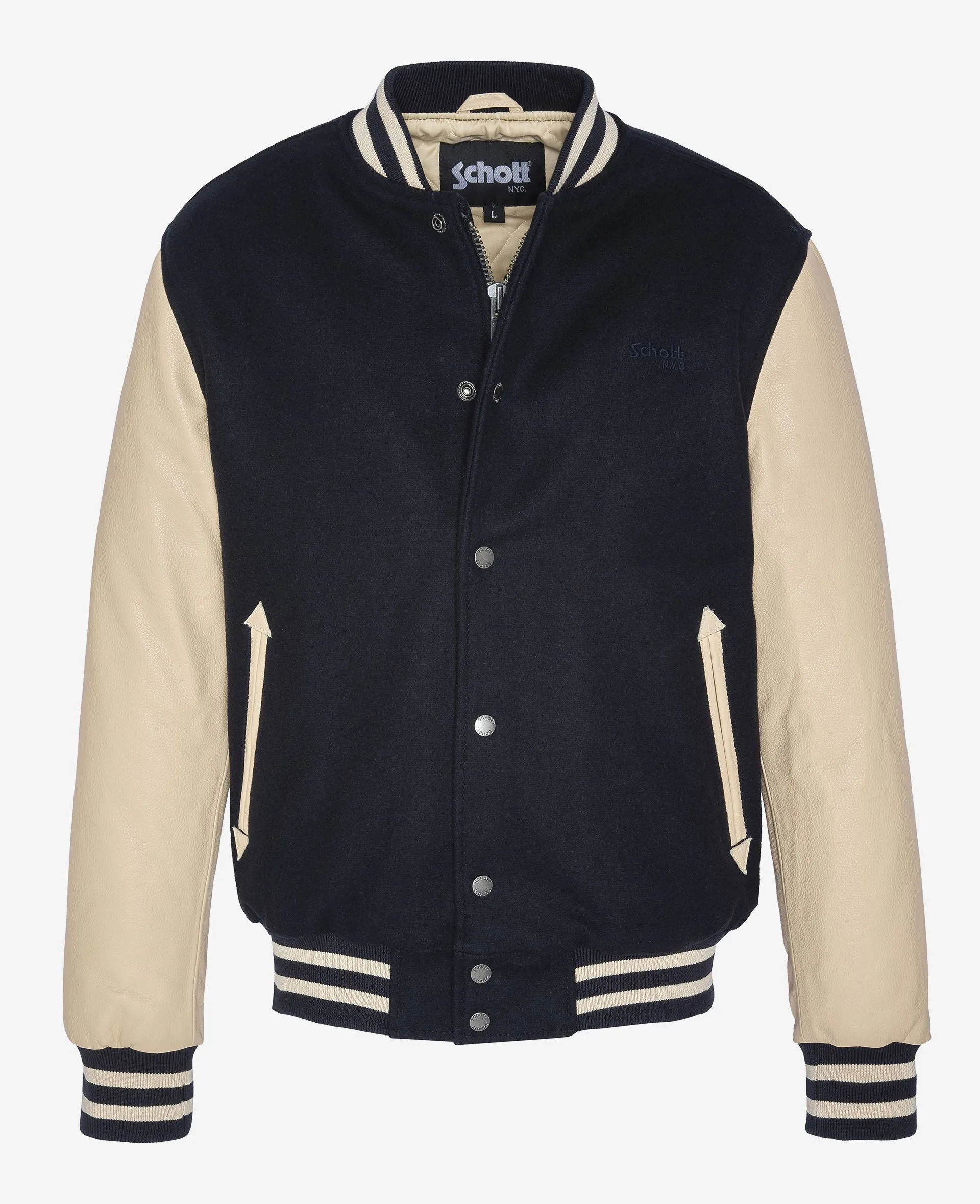 Blouson teddy, cuir de vachette