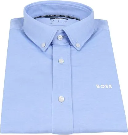 BOSS Chemise Bleu Clair Uni 50469378-450 commander en ligne 