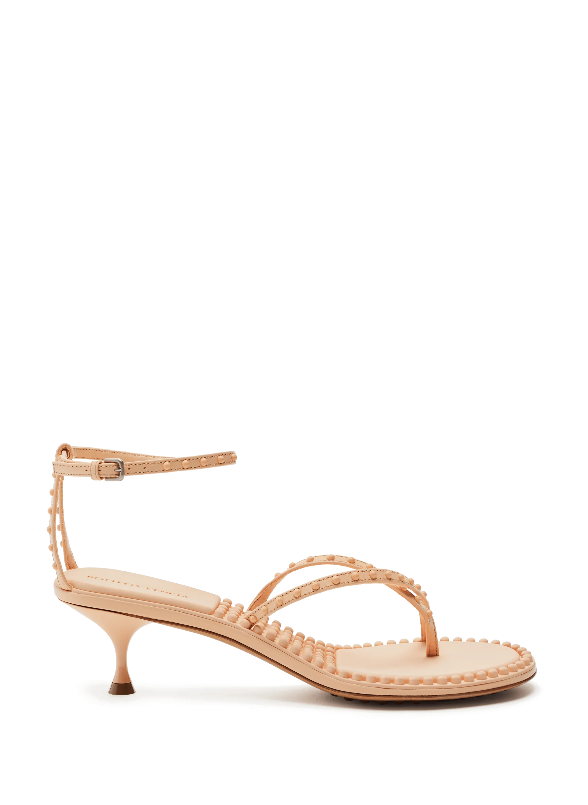 BOTTEGA VENETA  Sandales à détails de clous - Rose