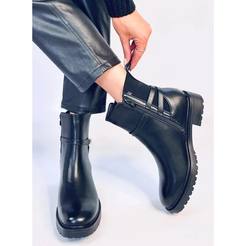 Bottines Chelsea classiques pour femmes Royle Noir