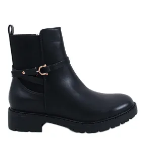 Bottines Chelsea classiques pour femmes Royle Noir