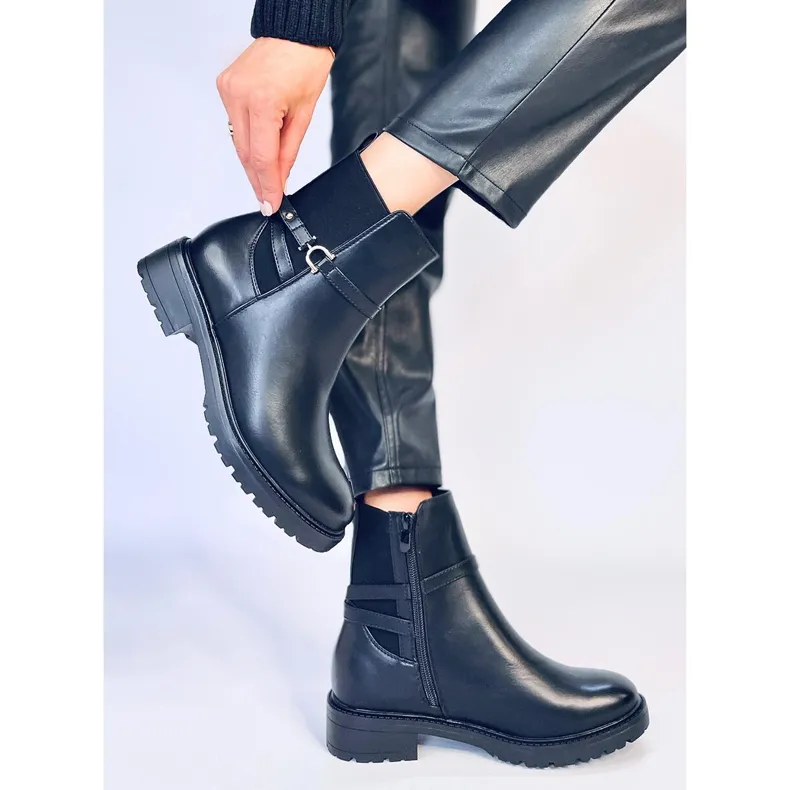 Bottines Chelsea classiques pour femmes Royle Noir