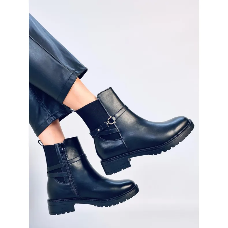 Bottines Chelsea classiques pour femmes Royle Noir