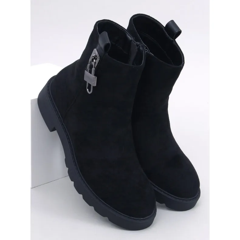 Bottines Chelsea femme Emarco noires le noir